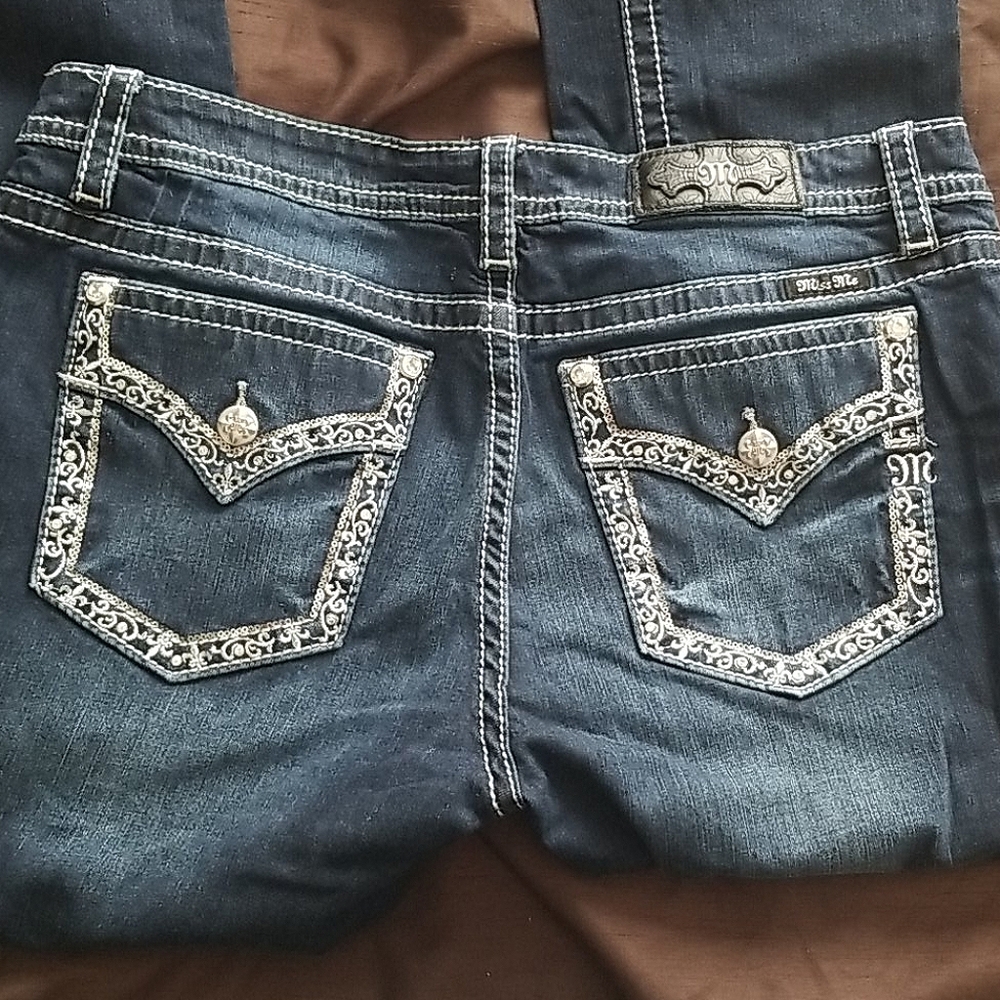 Dark Miss Me Jeans in Excellent condition